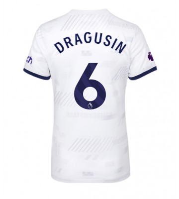 Tottenham Hotspur Radu Dragusin #6 Replika Hjemmebanetrøje Dame 2023-24 Kortærmet